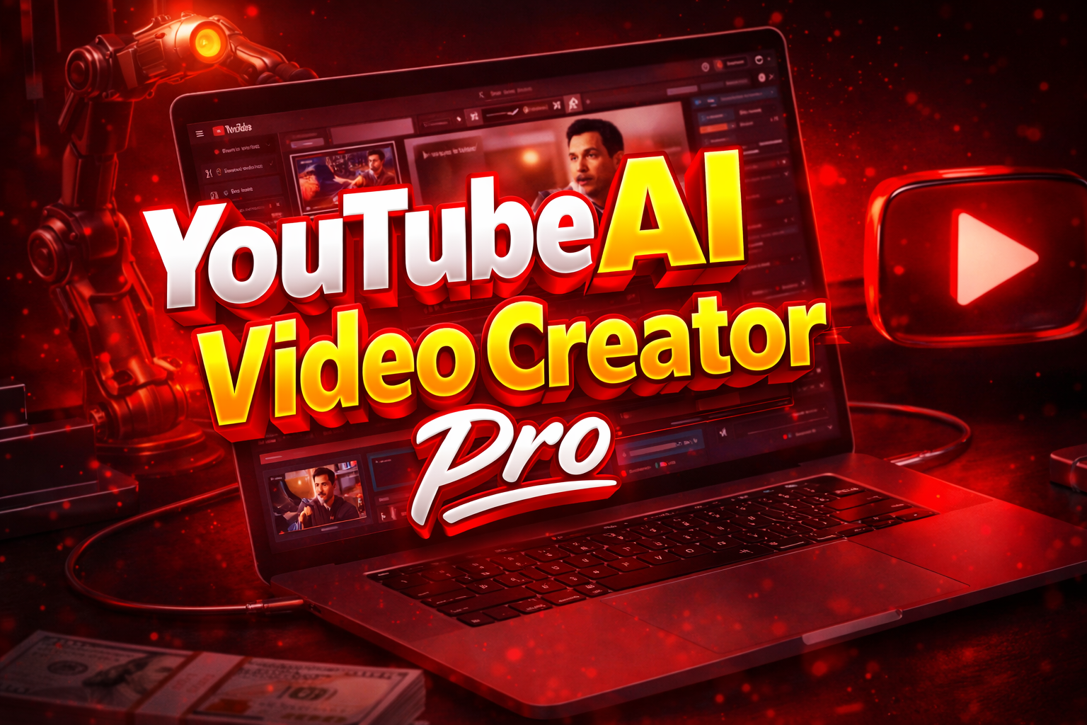 Faceless YouTube Income Machine | AI Video Creator Pro + YouTube Growth ...